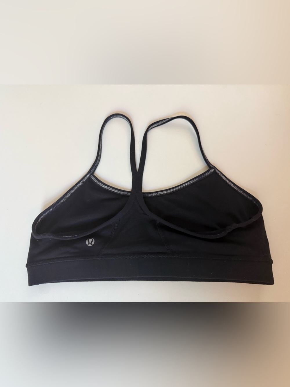 lululemon athletica Black Strappy Racerback Sports Bra - Size 6/8